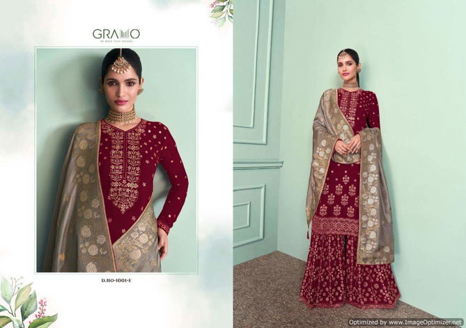 Gramo Colour Special 2 Latest Heavy Festive Wear Georgette Ready Made Collection